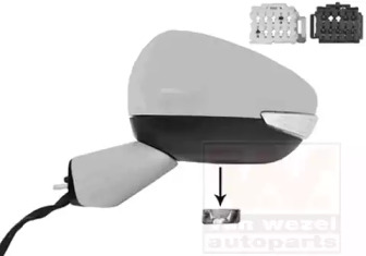 VAN WEZEL 0979815 -  Наружное зеркало
